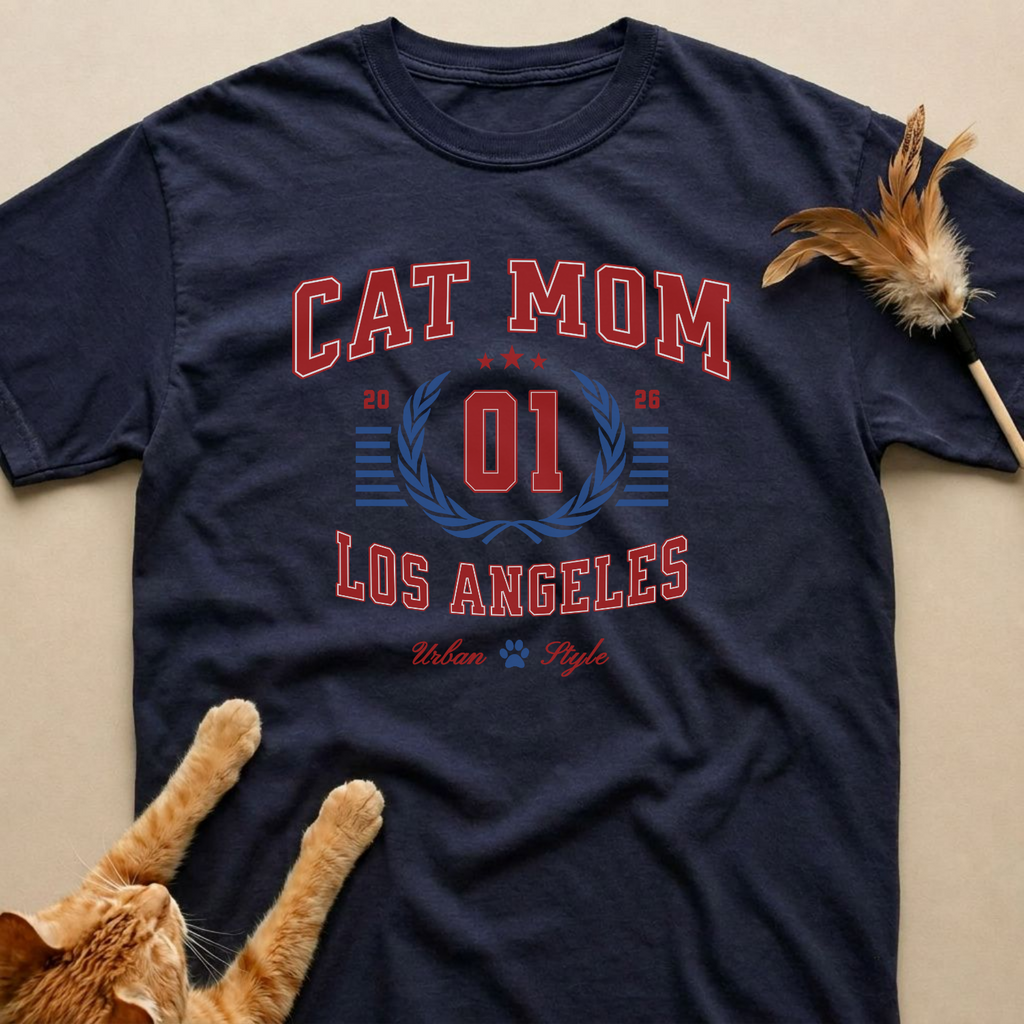 Vintage Cat Mom T-Shirt