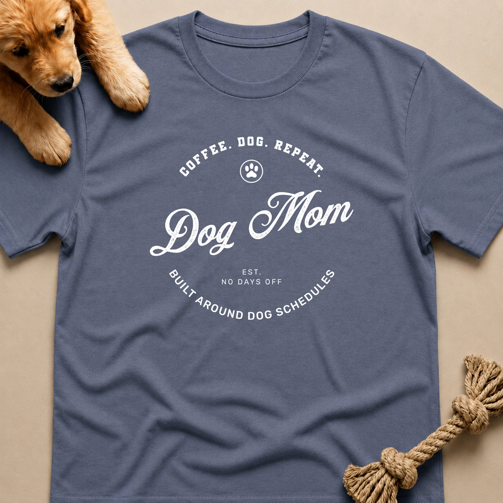 Coffee, Dog, Repeat Dog Mom T-Shirt