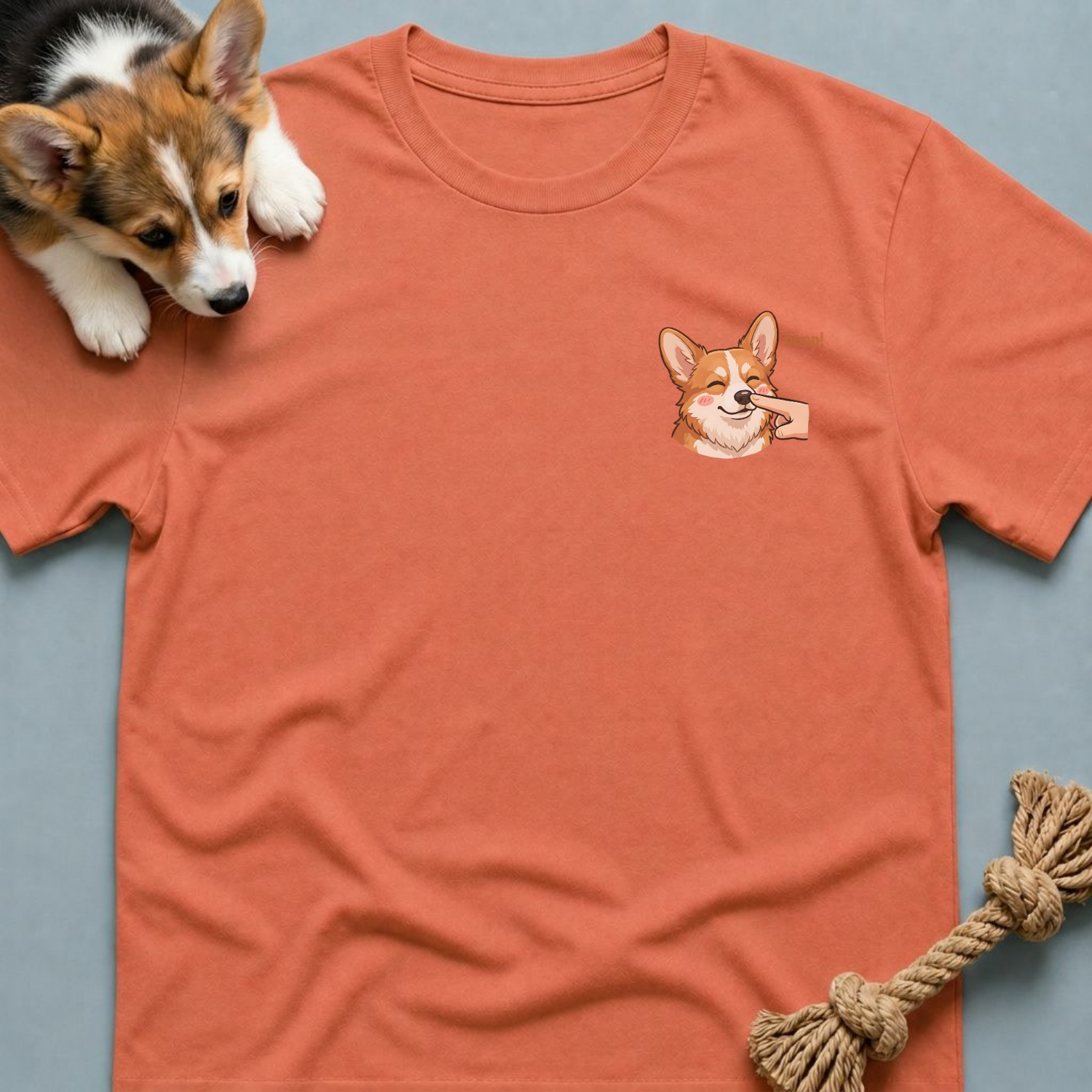 Cute Corgi Boop T-Shirt
