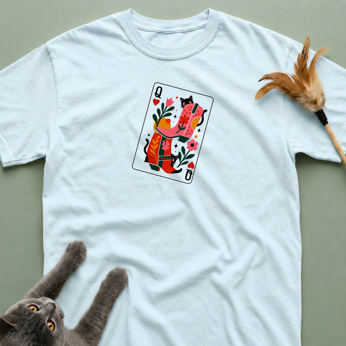 Western Cowgirl Boots Cat Tee