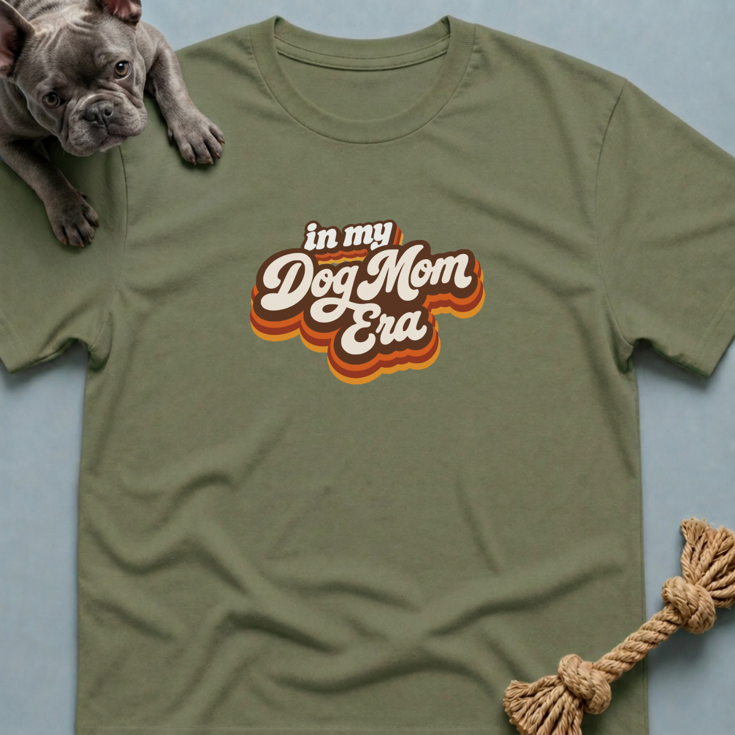 Retro Groovy In My Dog Mom Era Shirt