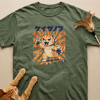 Retro Japanese Manga Cat Shirt