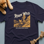 Roam Wild Adventure Dog Lover T-Shirt