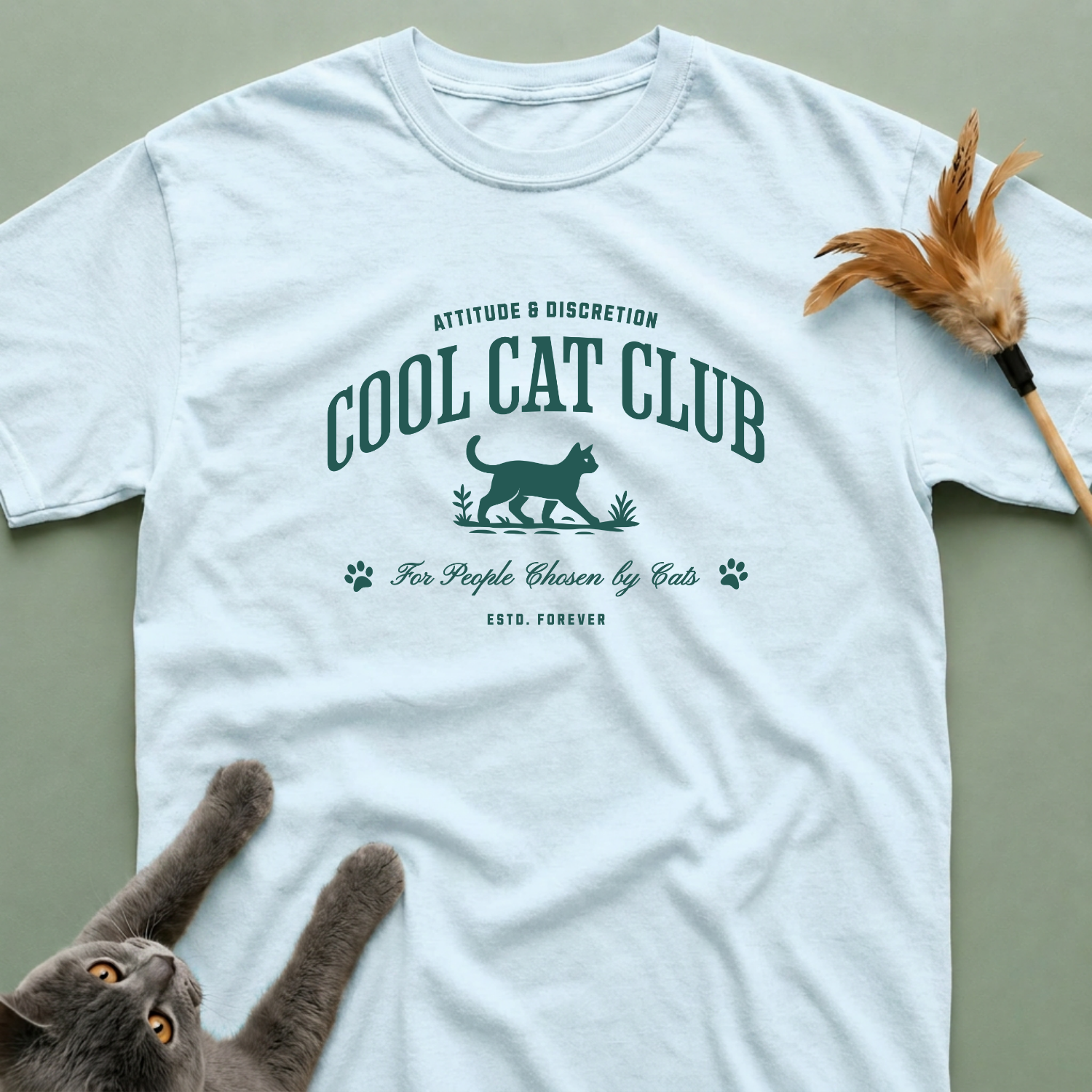 The Cool Cat Club(Chosen by Cats) T-Shirt