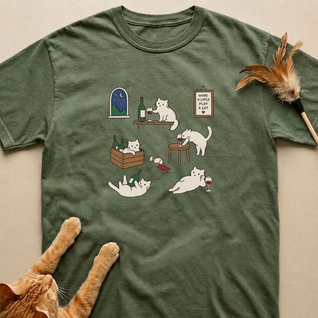 Cat & Wine Shirt