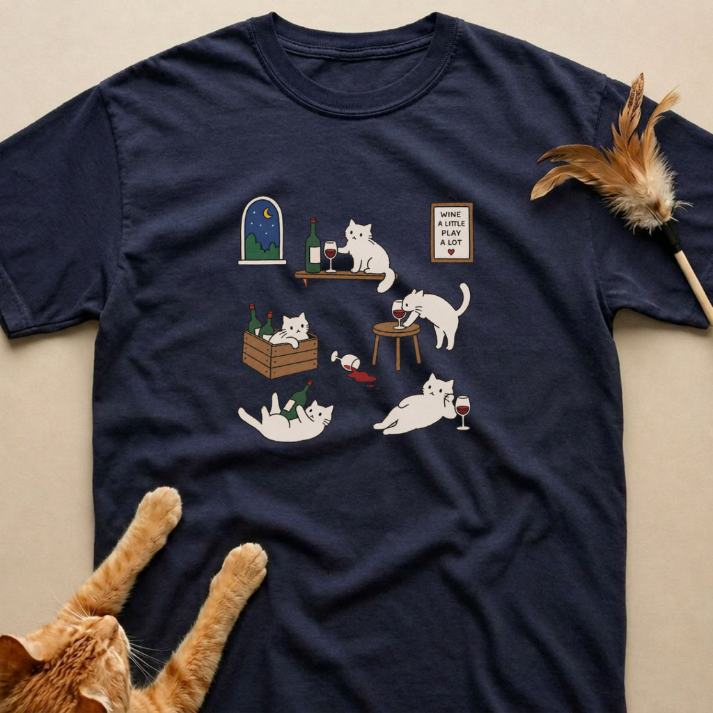 Cat & Wine Shirt