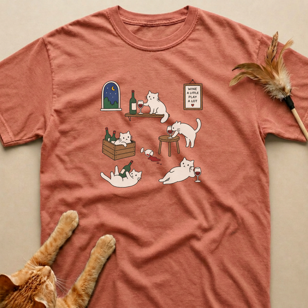 Cat & Wine Shirt